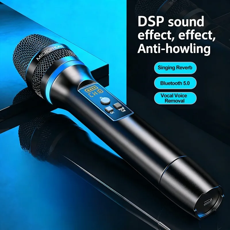 Hand Tools - 2026 Bluetooth Wireless Microphone DSP Anti-Whistling