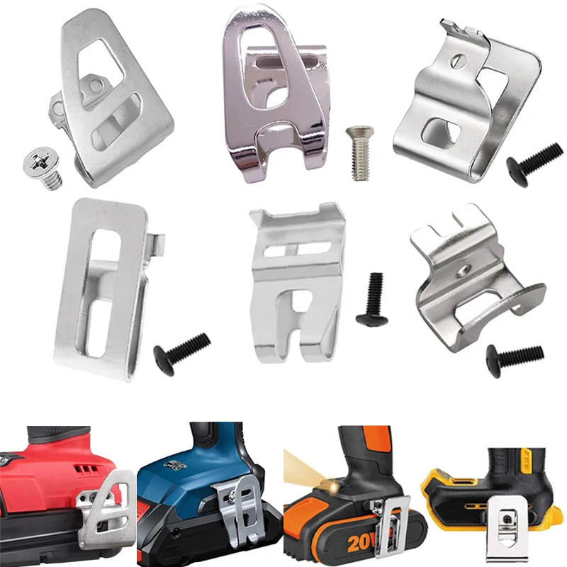 Brushless Cordless Electric Drill 18V - Portable Electric Drill Belt Hook for