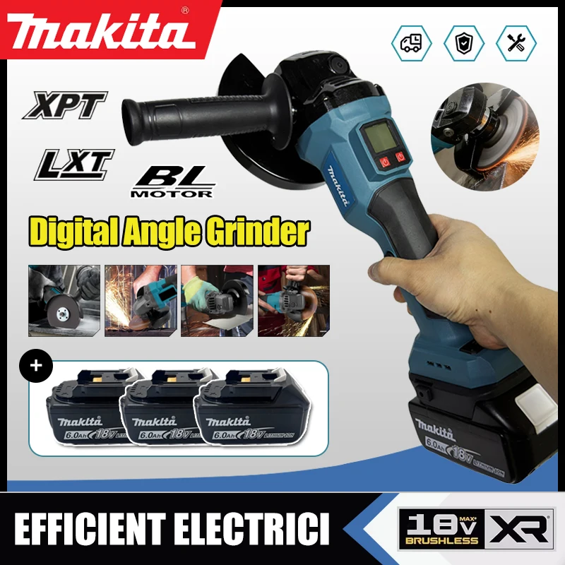 Makita Brushless Digital Displ - Brushless Angle Grinder Battery Powered ulasan dan harga