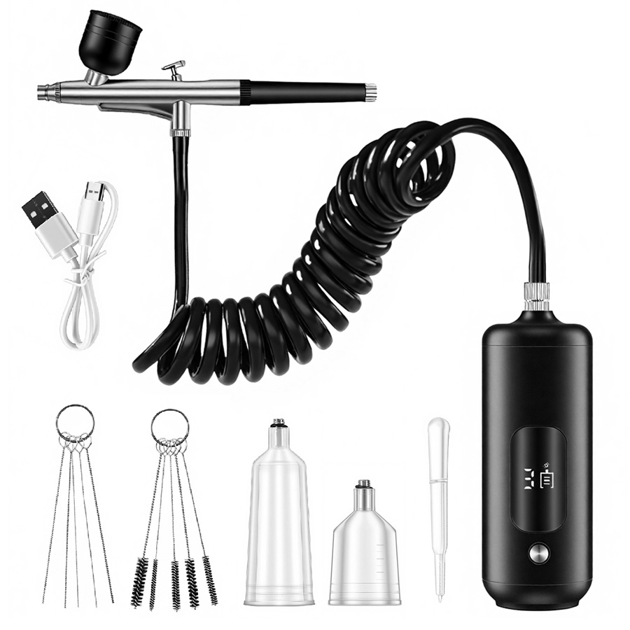Portable Airbrush Mini Air Com - Airbrush Kit With Mini Compressor ulasan dan harga