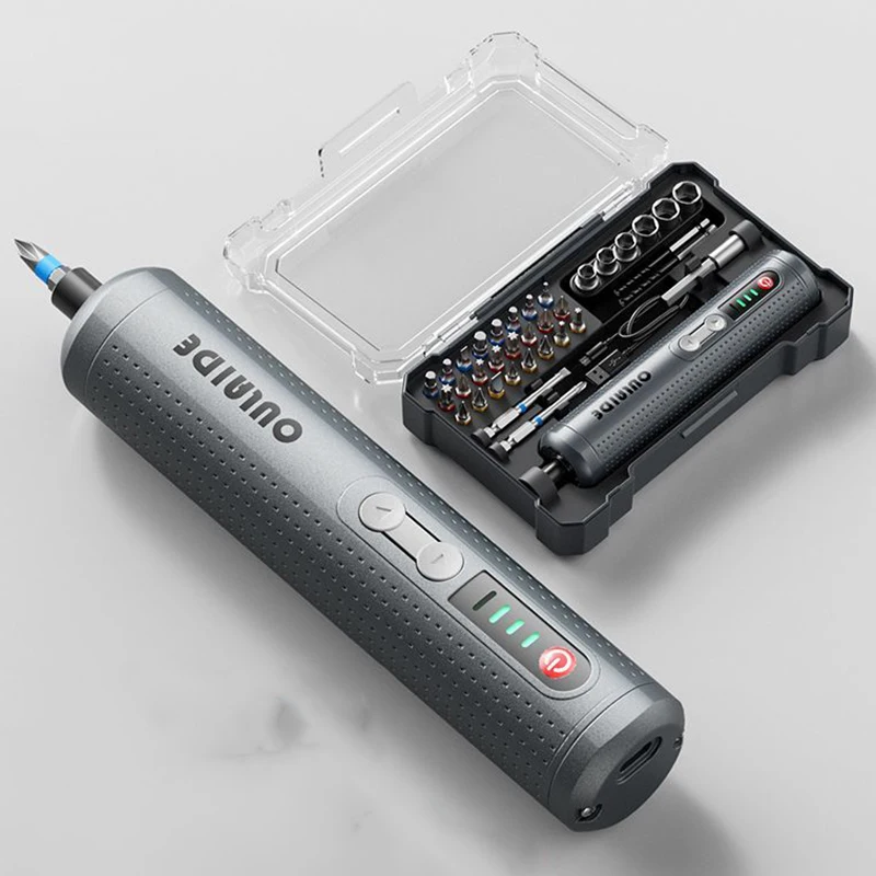 OULAIDE 30 In 1 Rechargeable E - Electric Screwdriver Rechargeable Usb ulasan dan harga