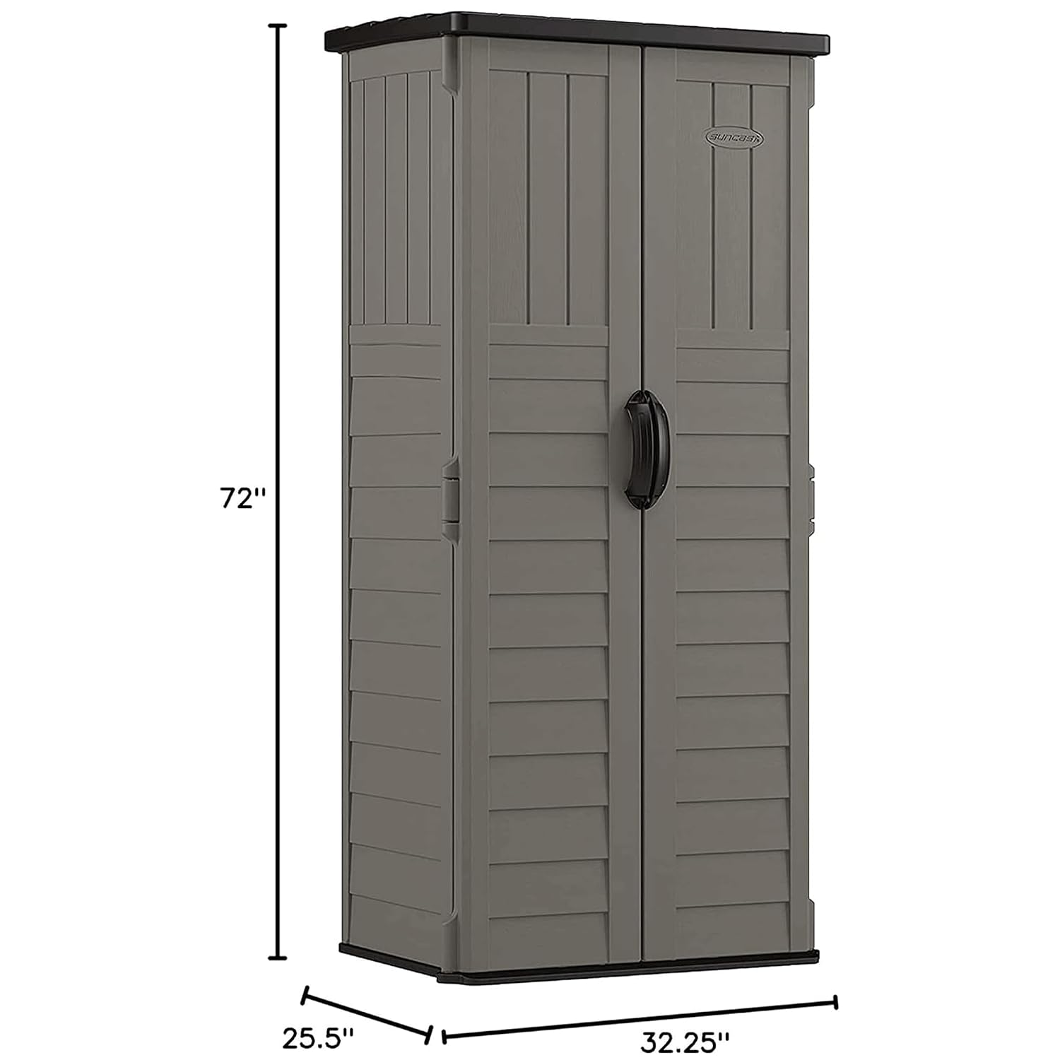 Vertical Storage Shed 22 Cu Ft - Garden Tools ulasan dan harga