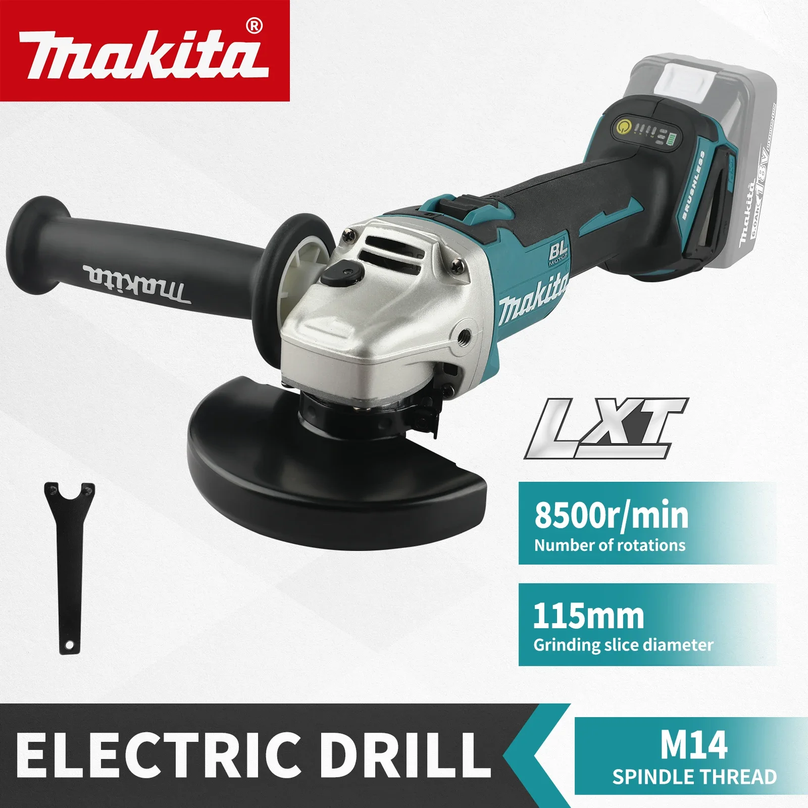 Brushless Lithium Electric Ang - Brushless Angle Grinder Battery Powered ulasan dan harga