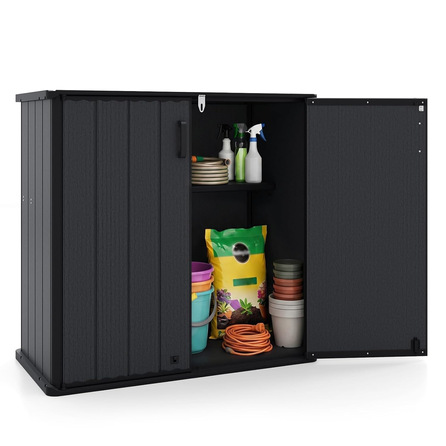 Outdoor Storage Shed 23.5 Cu.f - Garden Tools ulasan dan harga