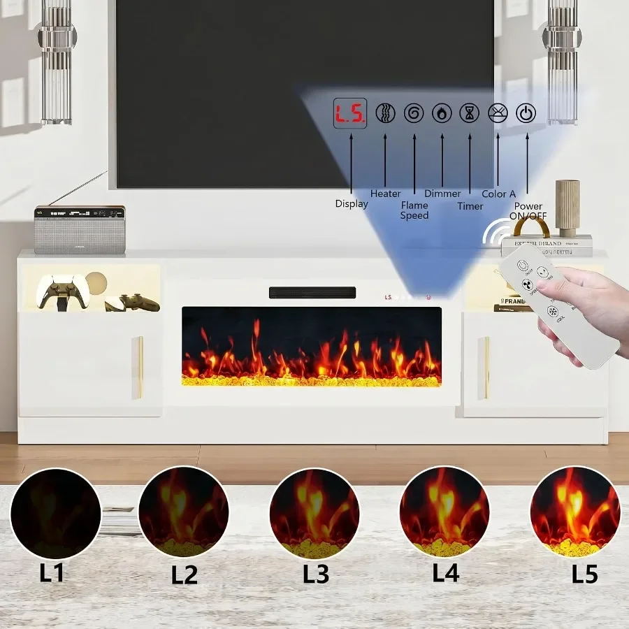 70 Fireplace TV Stand Entertai - Electrical ulasan dan harga