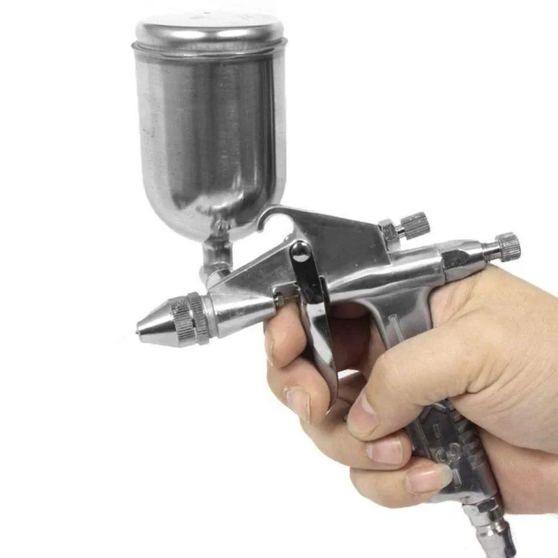 150ml Mini Air Paint Spray Gun - Airbrush Kit With Mini Compressor ulasan dan harga