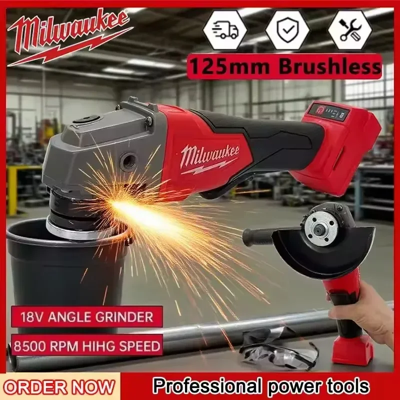 New Original Genuine Milwaukee - Brushless Angle Grinder Battery Powered ulasan dan harga