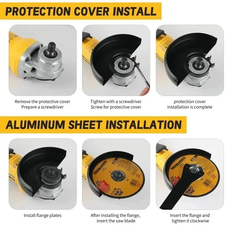 Vesmatity DCG406 Brushless Ang - Brushless Angle Grinder Battery Powered ulasan dan harga