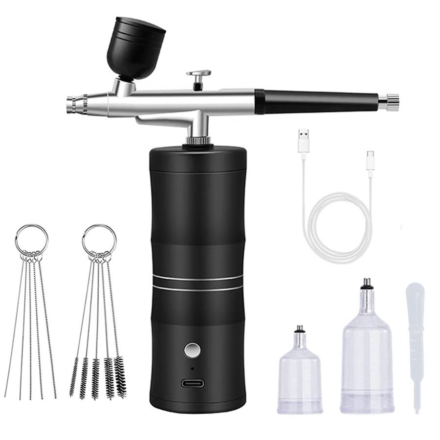 Portable Airbrush Kit With Com - Airbrush Kit With Mini Compressor ulasan dan harga